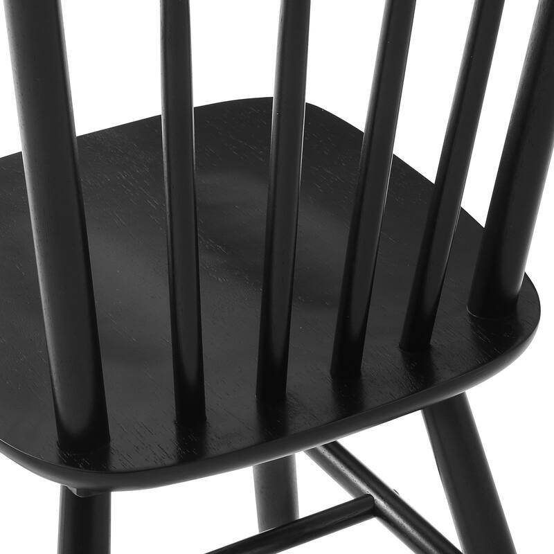Solid Wood Dining Chairs Set of 4 - N/A