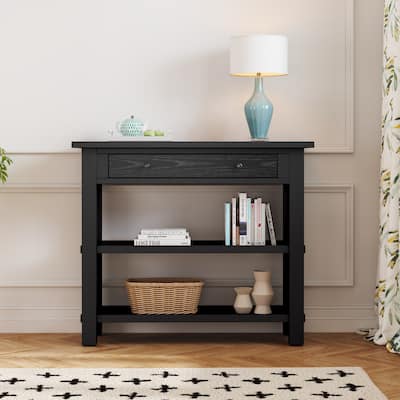 Modern Storage Entryway Table