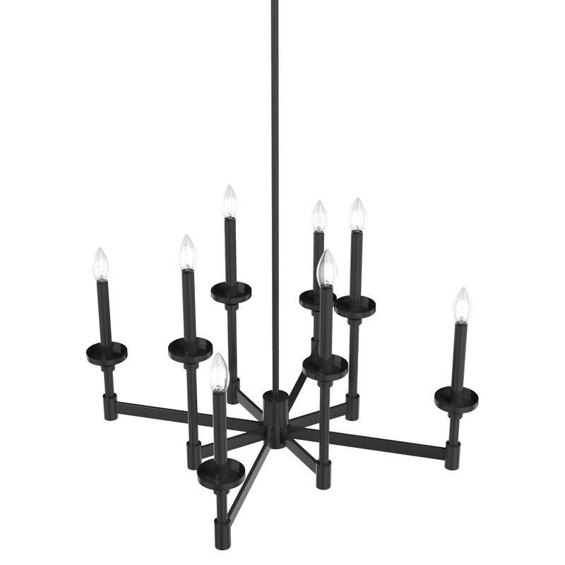 Hunter Briargrove Candle Chandelier - Entry, Dining Room - Glam, Transitional, Modern
