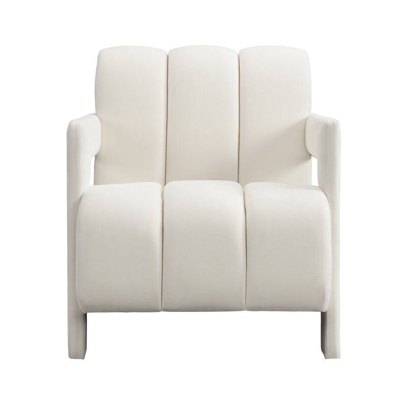 Stylish Side Chair Accent Chair White Dressing Chair Armchair Vanity Chair Reading Chair for Living Room