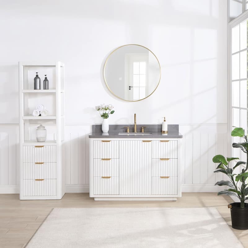 Miseno MV-704148 Cadiz 48" Free Standing Single Basin Vanity Set with