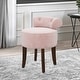 preview thumbnail 5 of 44, Hillsdale Furniture Lena Wood Vanity Stool Pink