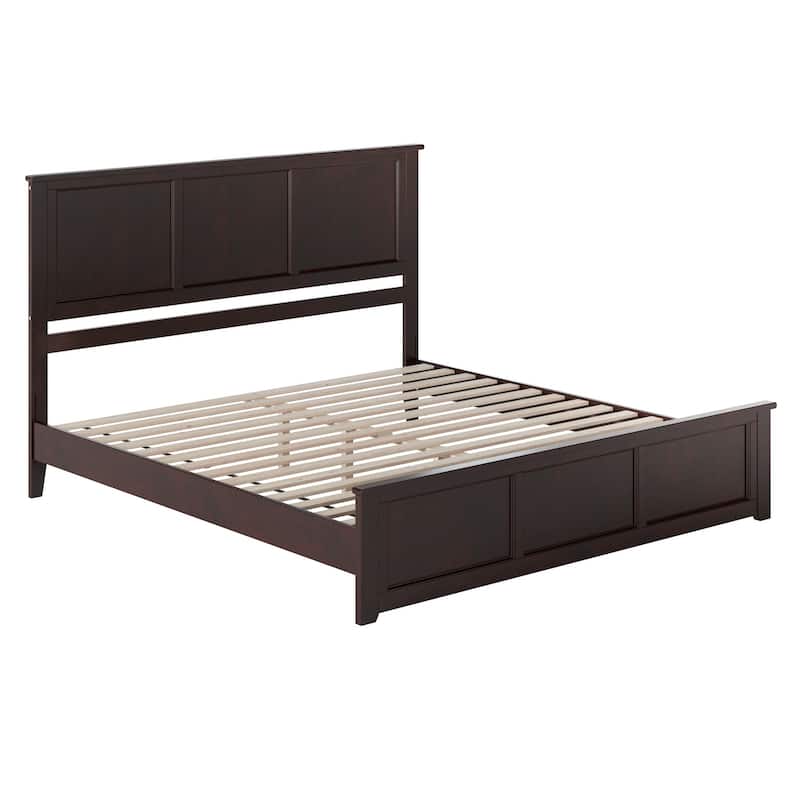 Charlotte Solid Wood Low Profile Platform Bed with Matching Footboard