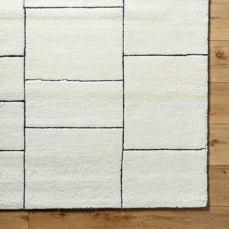 Layne Modern Checkered Area Rug