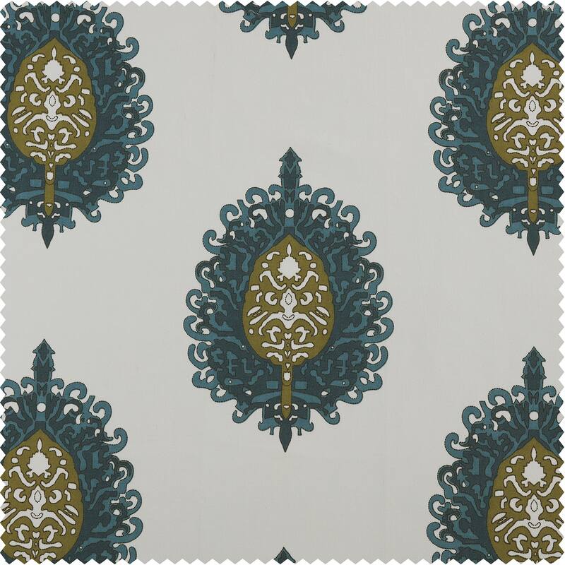 Exclusive Fabrics Mayan Printed Cotton Tie-Up Window Shade - 46 X 63