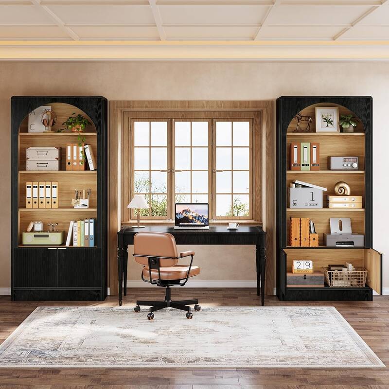71 Inch 5 Tier Modern Tall Arch Vertical File Filing Cabinet for Home Office