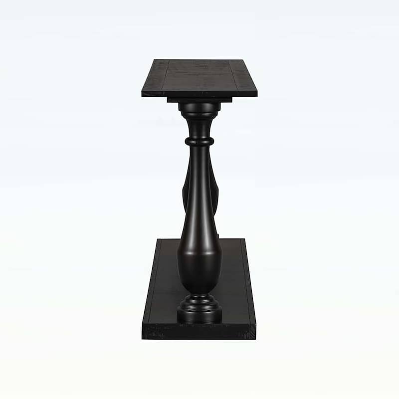 Vintage Console Table with Elegance Vase-Leg Design