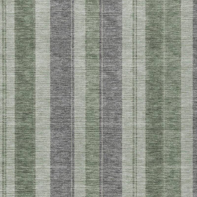 HomeRoots Striped Transitional Rectangle Outdoor Rug