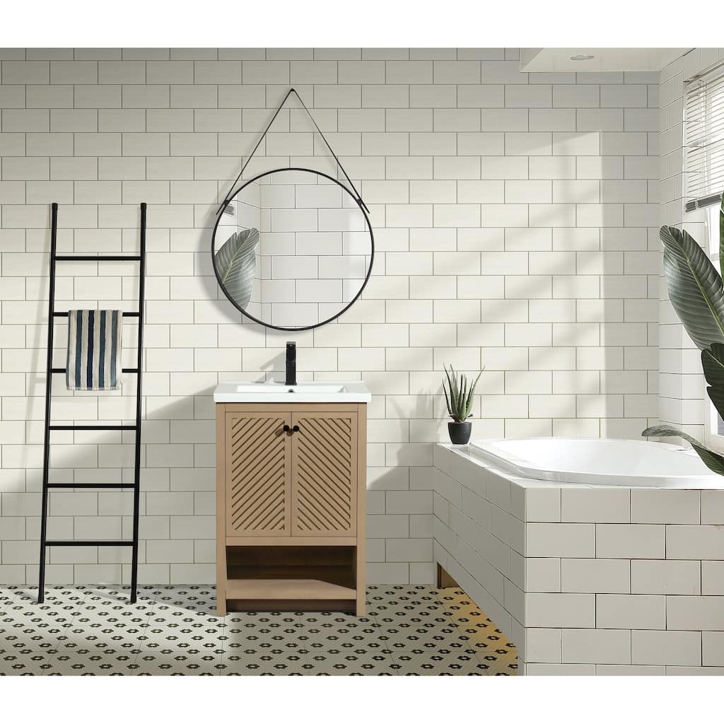 Ari Bath Selena 24" Bathroom Vanity Oak
