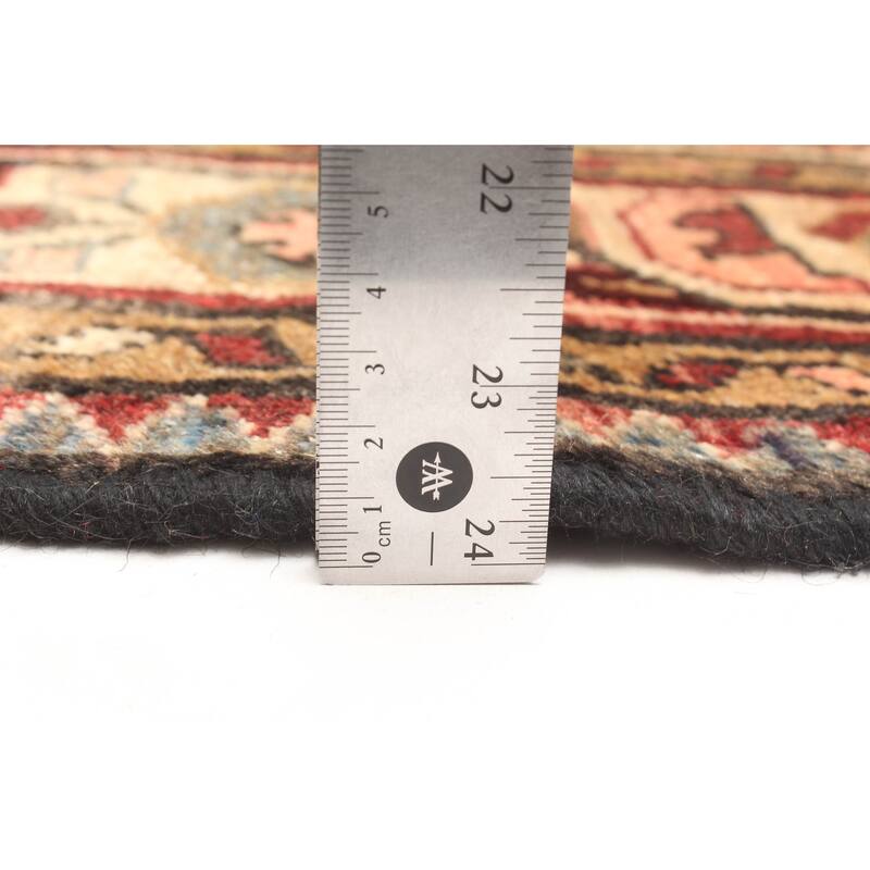 ECARPETGALLERY Hand-knotted Andelz Red Wool Rug - 3'6 x 9'6