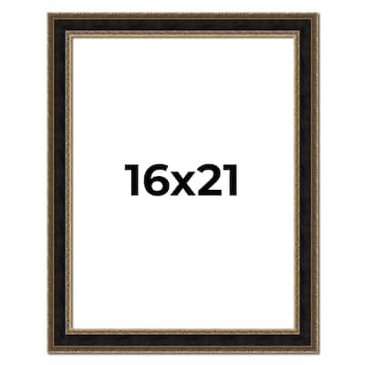 16x21 Frame Gold Antique Vintage Sold Wood Picture Frame | 1.75 Inch