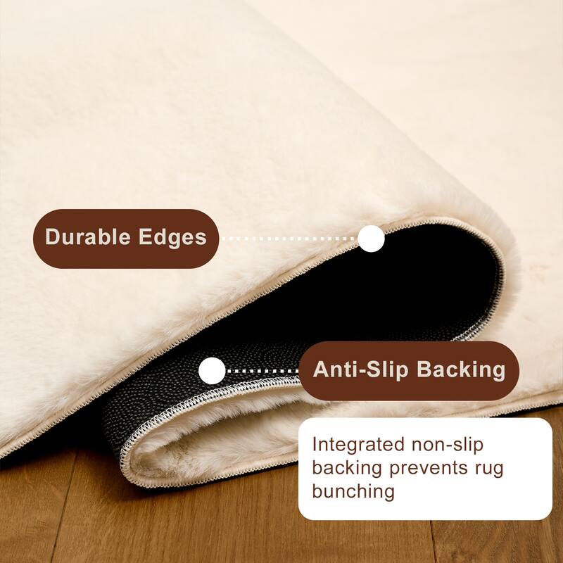 ECARPETGALLERY Argo Plush & Shags Machine Washable Area Rug