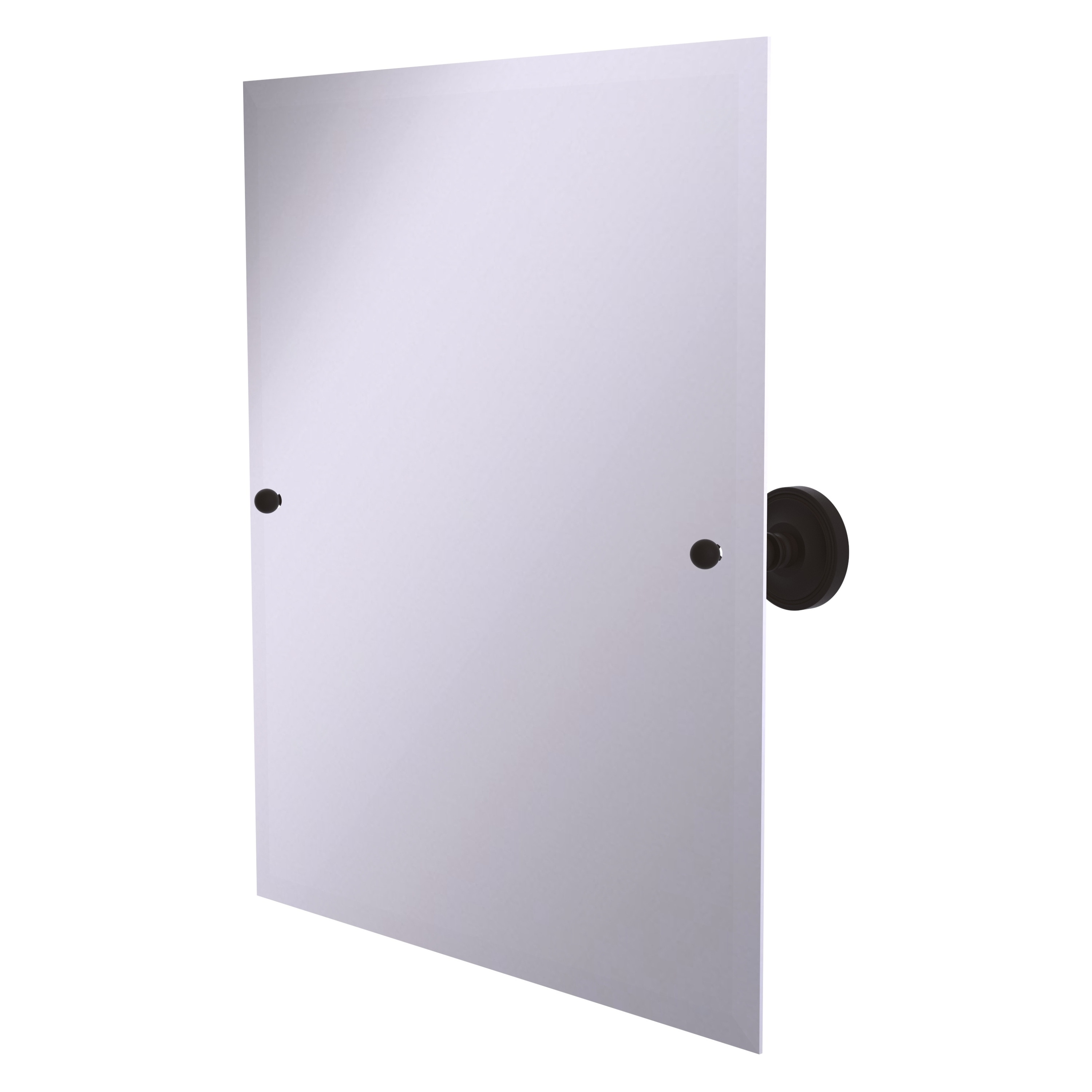 Allied Brass Frameless Rectangular Tilt Mirror with Beveled Edge