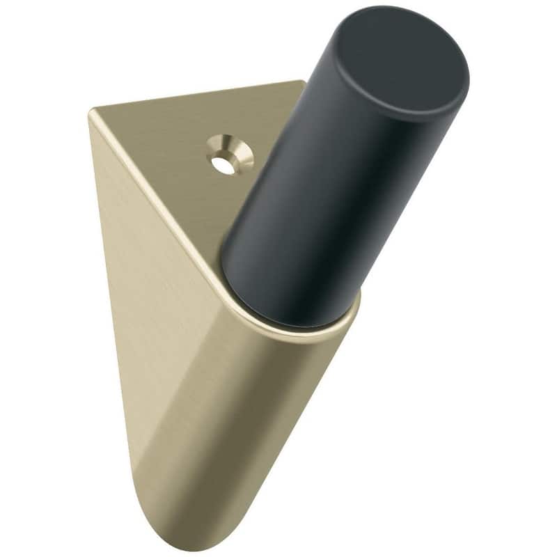 Amerock HBX37011 Acclivity Single Robe Hook - Golden Champagne / Matte Black