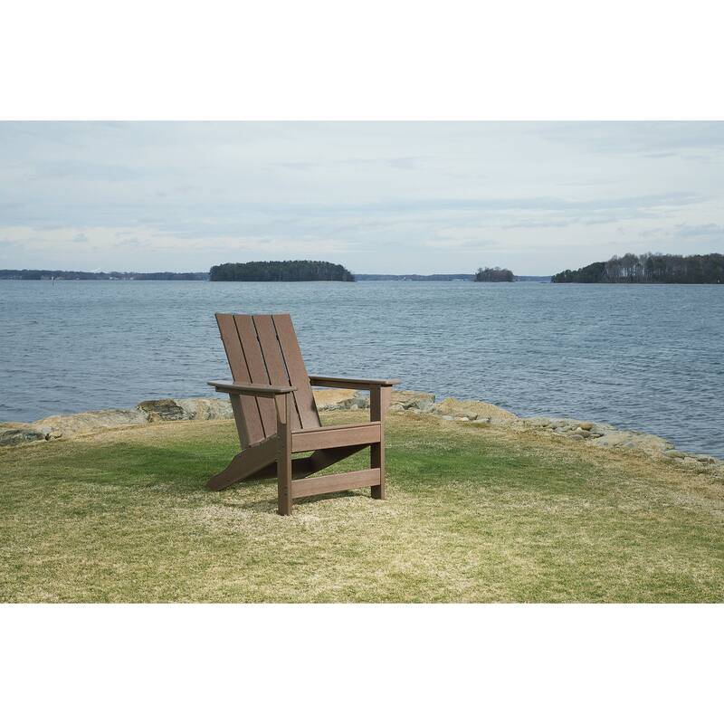 Signature Design by Ashley Emmeline Outdoor Poly All Weather Adirondack Chair - 31"W x 34"D x 37"H