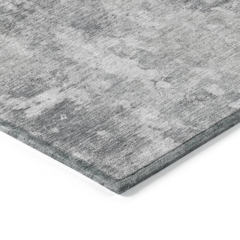 Alrim Modern Art-Inspired Weather Resistant Timeless Fusion Outdoor Rug