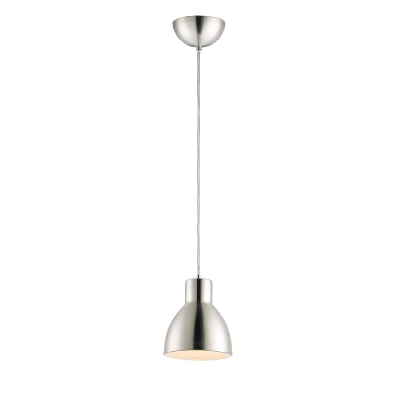 Cora 7" Mini Pendant - satin nickel
