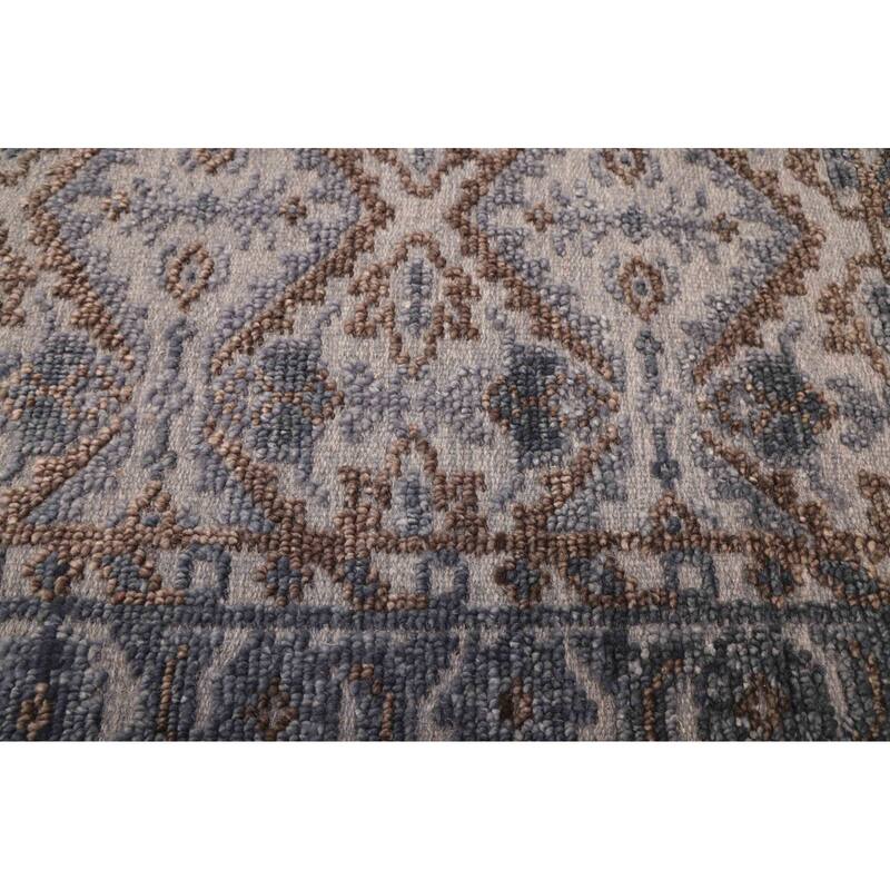 ECARPETGALLERY Hand-knotted Jules Serapi Grey Wool Rug - 5'4 x 7'4