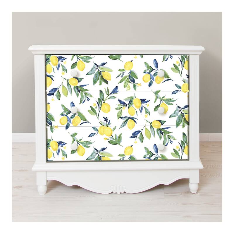 NuWallpaper Lemon Drop Yellow Peel & Stick Wallpaper - 216in x 20.5in x 0.025in