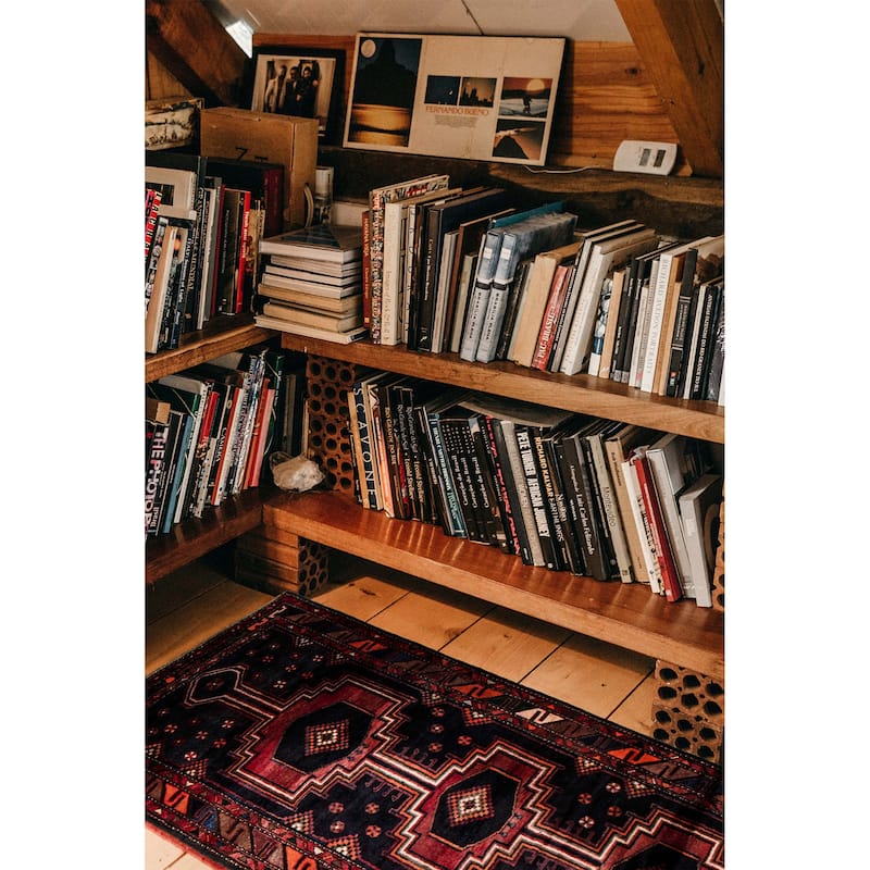 ECARPETGALLERY Hand-knotted Konya Anatolian Navy Wool Rug - 3'9 x 9'4