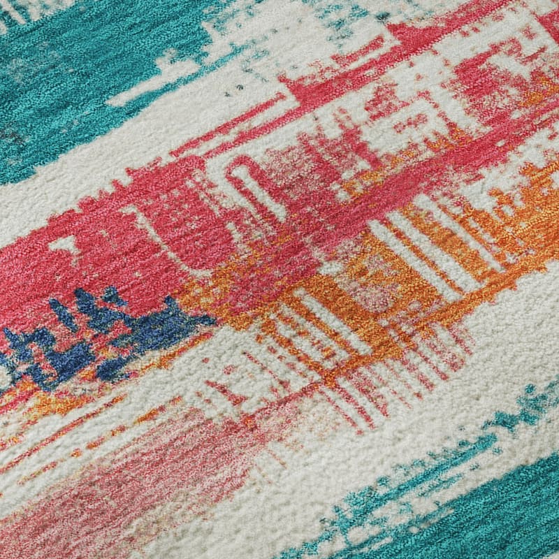 Premium Washable Super Soft Abstract Stripes Mayfield Rug