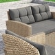 preview thumbnail 16 of 16, Corvus Armitage 8-piece Outdoor Wicker Sofa Set with Cushions