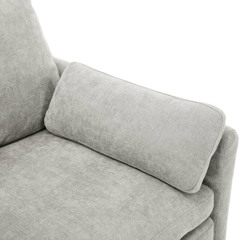 89" Oversized Chenille Cloud Comfy 3-seater Sofa