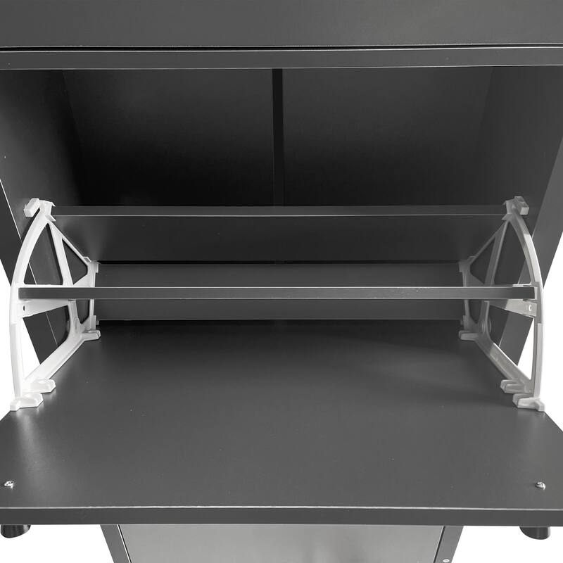 Entryway Organizer Shoe Cabinet with 2 Flip Drawers & Adjustable Panels for Storage and Organization