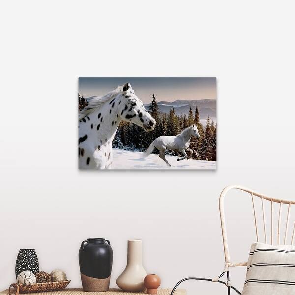 Shop Winter Wonderland Canvas Wall Art Free Shipping Today Overstock 16493145