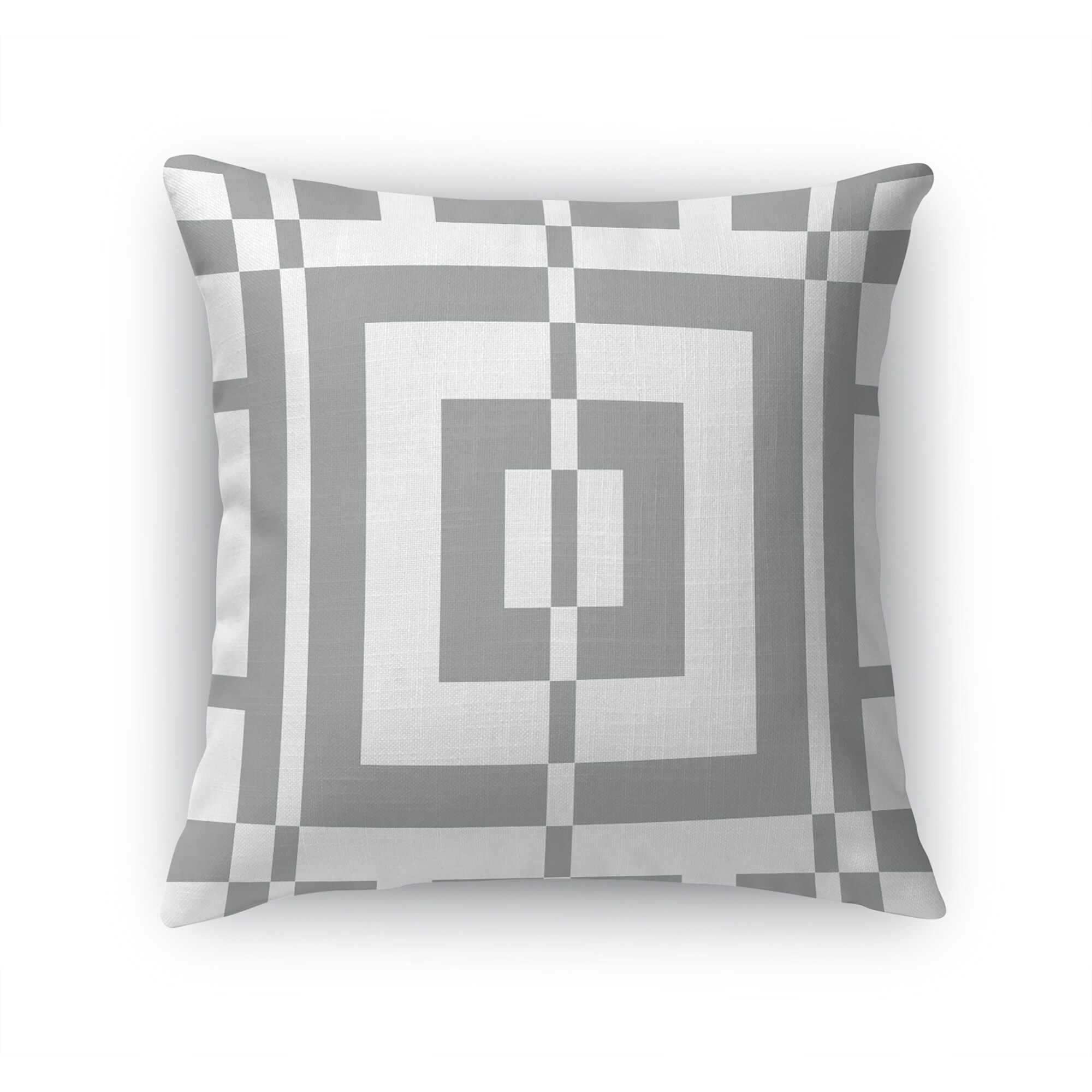 gray and white accent pillows