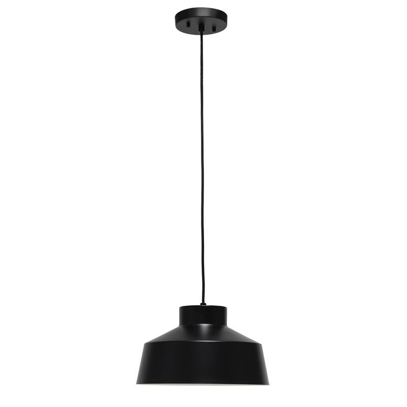60 in. 1 Light Black Farmhouse Pendant - Black