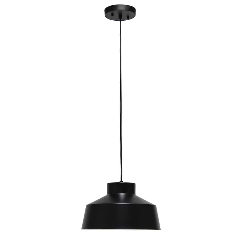 Lalia Home Industrial Barn Pendant - Black
