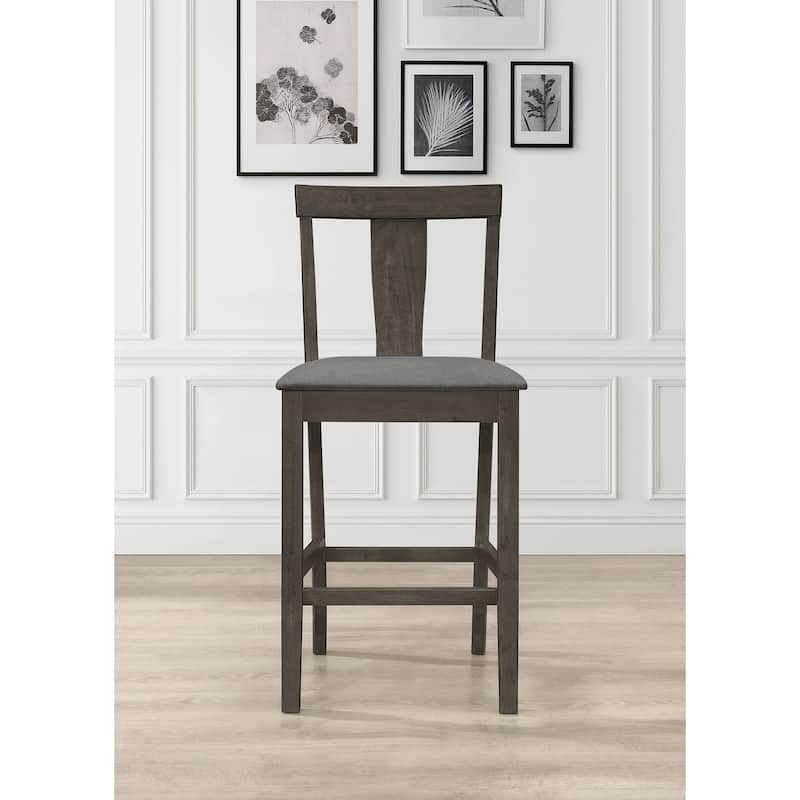 5-pieces Counter Dining Table and Chair - 4Chairs Only - Taupe