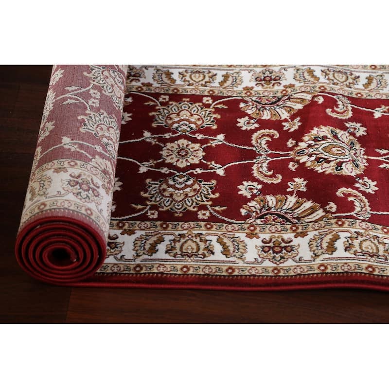Traditional Floral Red Tabriz Turkish Area Rug Oriental Carpet