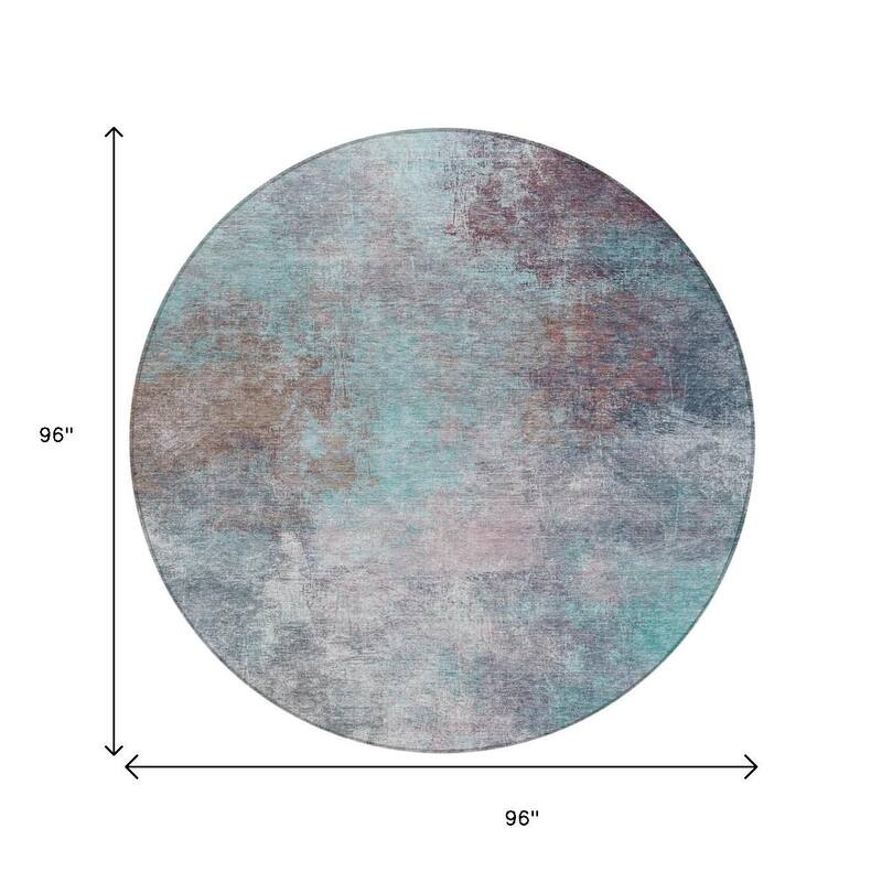 HomeRoots Abstract Transitional Rectangle Outdoor Rug