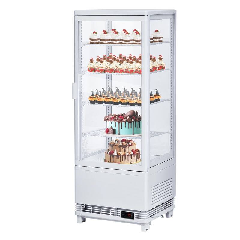 Refrigerated Display Case, 3.5 Cu.Ft - White