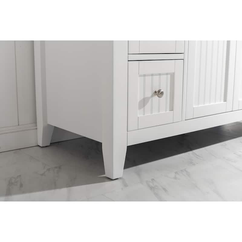 Burbank 54" Single Vanity in White
