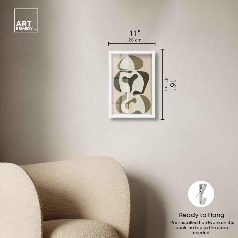 Shapes of Sage II Shadowbox by Art Remedy