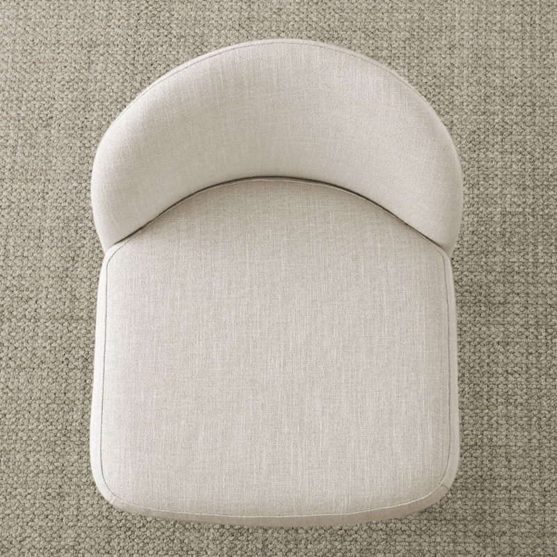 Modern Upholstered Counter Stools with Solid Wood Frame (Set of 3)