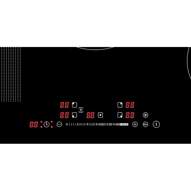 K H 5 Burner 30 Inch Built in Induction Electric Stove Top Ceramic Cooktop Touch Control 240V 9200W IN30 9200FLX Bed Bath Beyond 39048428