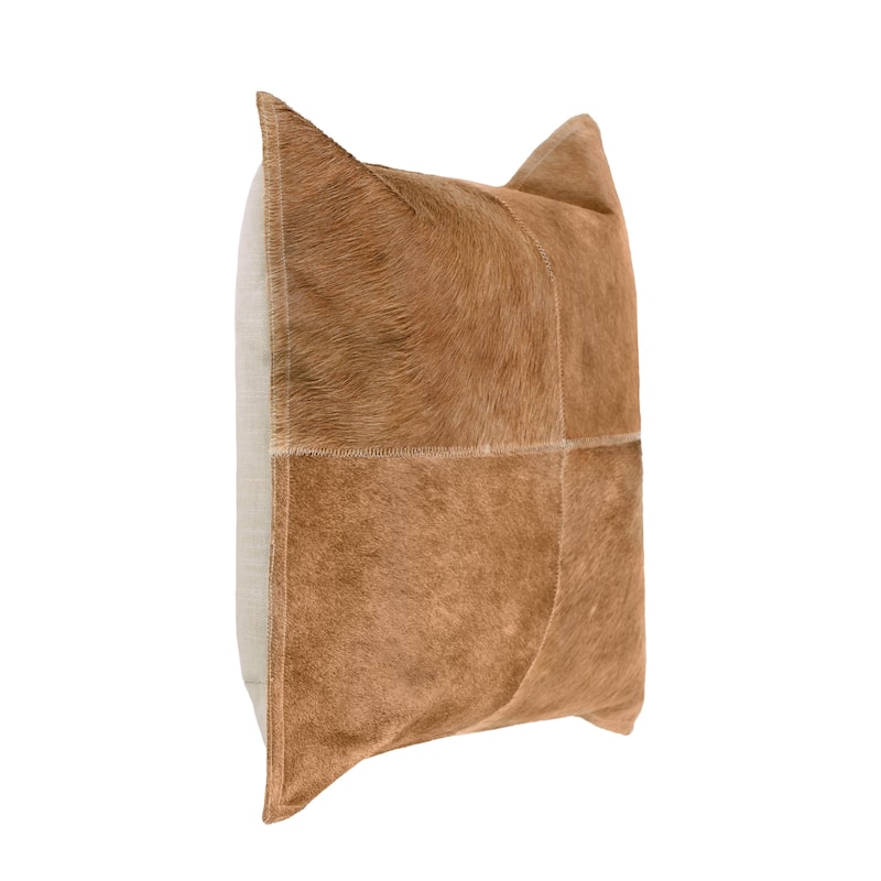 Villa by Classic Home Canada 20" Natural Hide Throw Pillow
