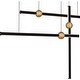 preview thumbnail 5 of 7, Harvick Integrated LED Matte Black Linear Chandelier