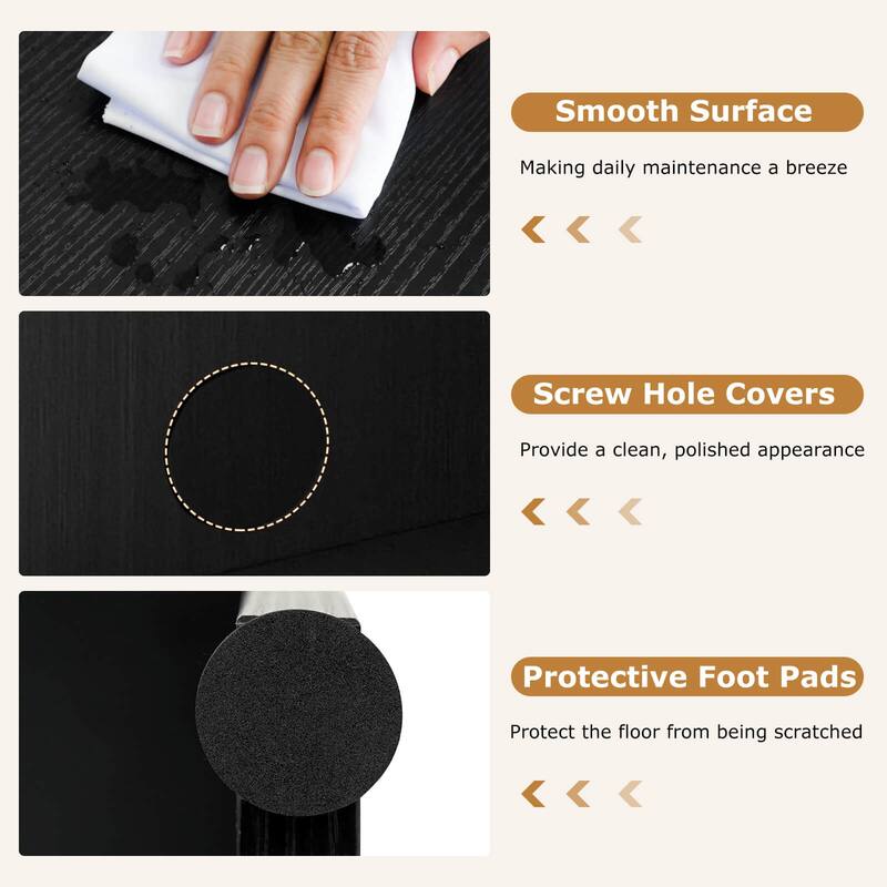 Costway Computer Desktop Bookcase Countertop Storage Bookshelf - See Details