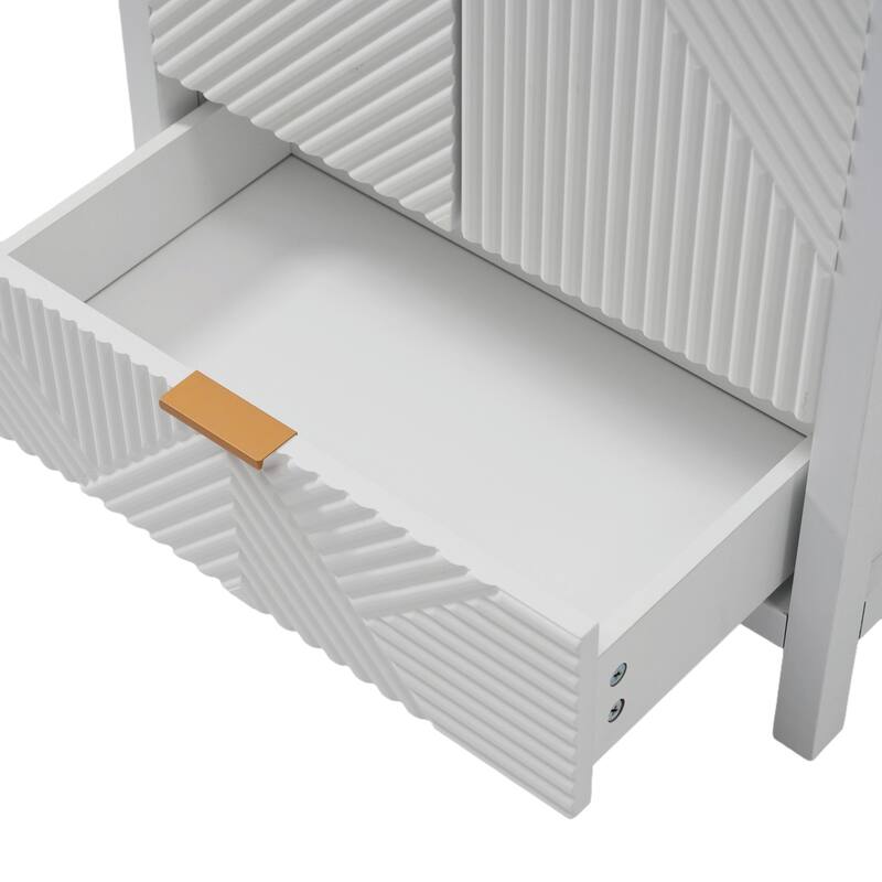 24-Inch Bathroom Vanity with Sink Combo, Modern Design, Single Faucet Hole