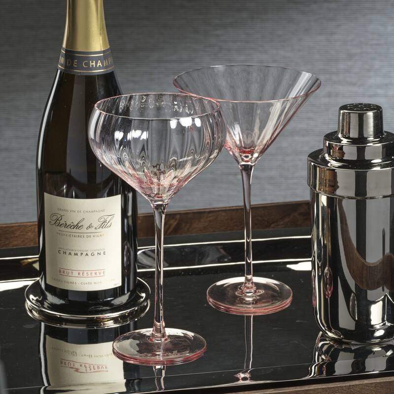 Malden Optic Cocktail Glasses, Set of 4
