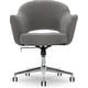 preview thumbnail 23 of 25, Serta Valetta Home Office Chair, Home Desk Chair with Memory Foam Padding, Chrome-Finished Stainless-Steel Base,