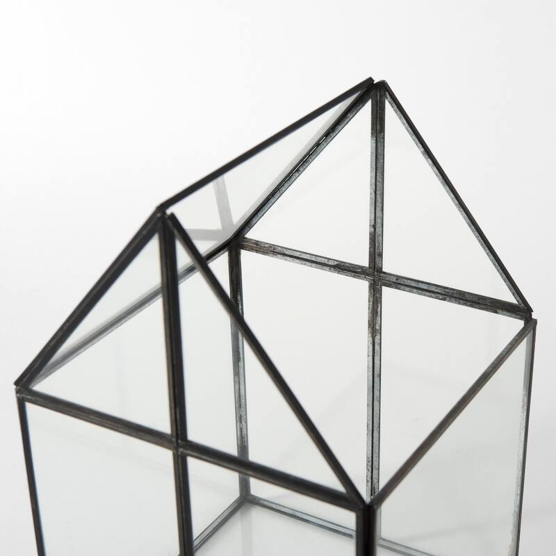 Sikes (Small) 6L x 6W x 10H Glass Terrarium
