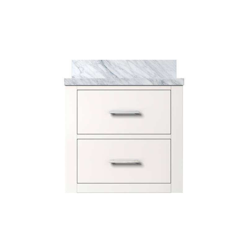 Castor Bath Vanity with Acrylic Top and Sink