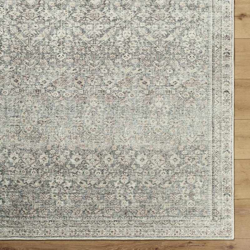 Galey Alix x Livabliss Collins Avenue III Vintage Damask Area Rug