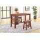 preview thumbnail 6 of 4, Brittany 2-Tier Rectangular Dining Table - Dining Height